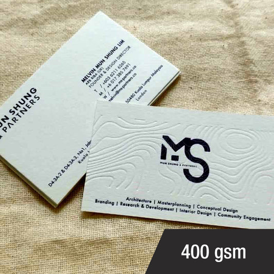 business cards size