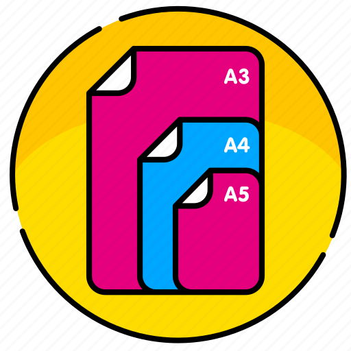 paper sizes in mm cm tool