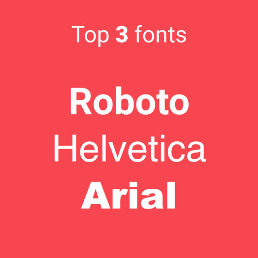 3 best fonts