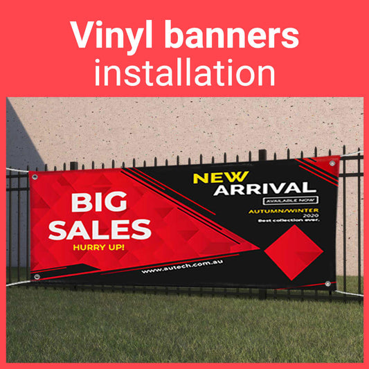 How to Install Vinyl Banners