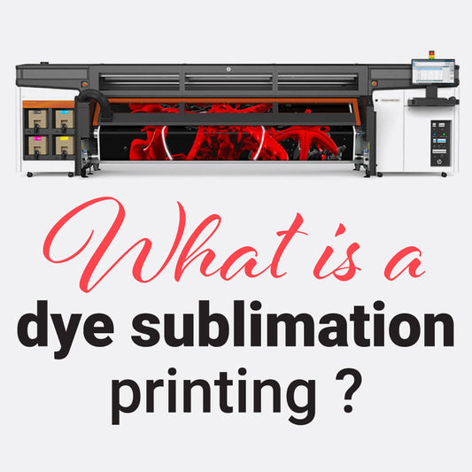 Large format printing dye sublimation