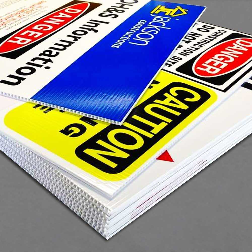 Corrugated Plastic Signs Rigid Signs VividAds Print Room