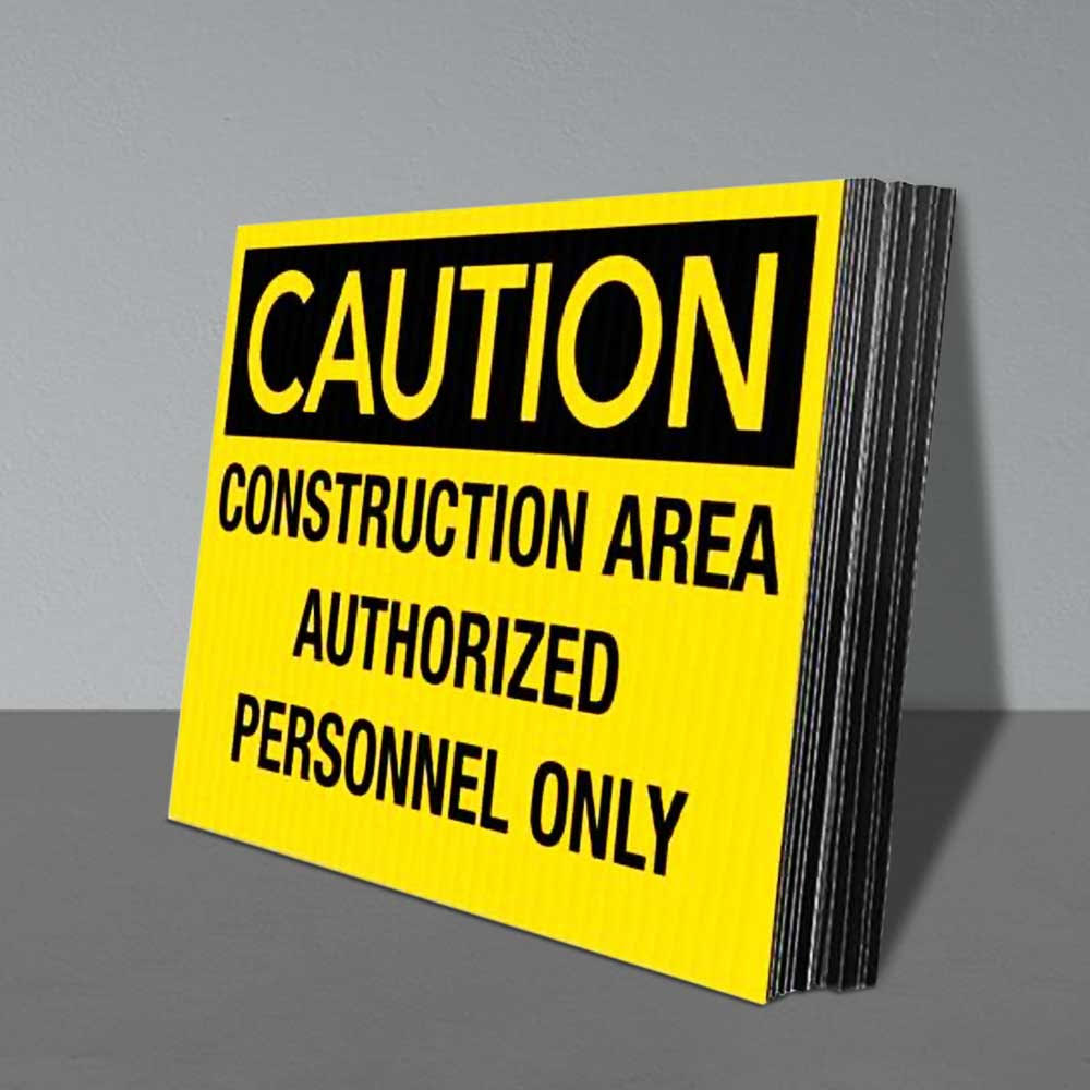 Building Construction Safety Signs Rigid Signs VividAds Print Room