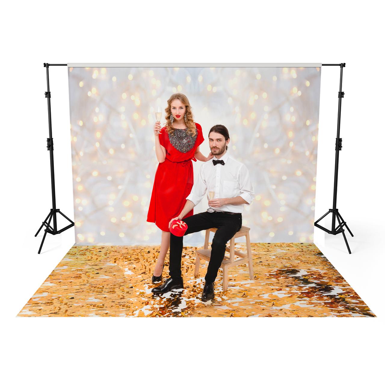 Curtain Stage Backdrop for Photography  ( Without Stand ) Fabric Banner VividAds.com.au   