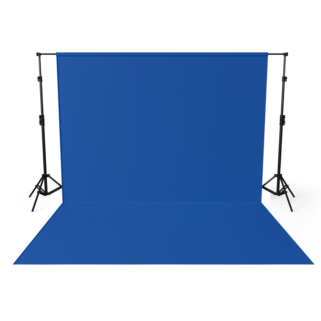 Professional Chroma Key Blue Screen Backdrop ( Without Stand ) Fabric Banner VividAds.com.au   