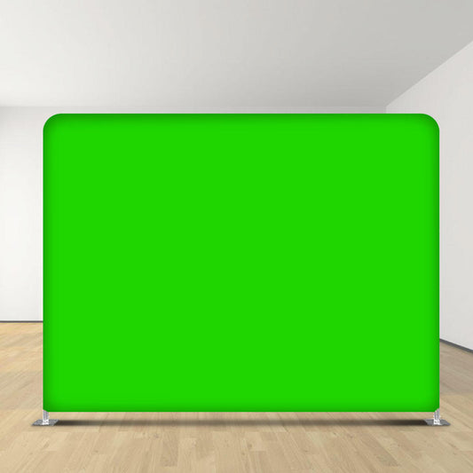 Chroma Key Green Backdrops Media Walls VividAds.com.au Frame + Fabric + Case 1980mm W x 2300mm H Single Sided ( Green )