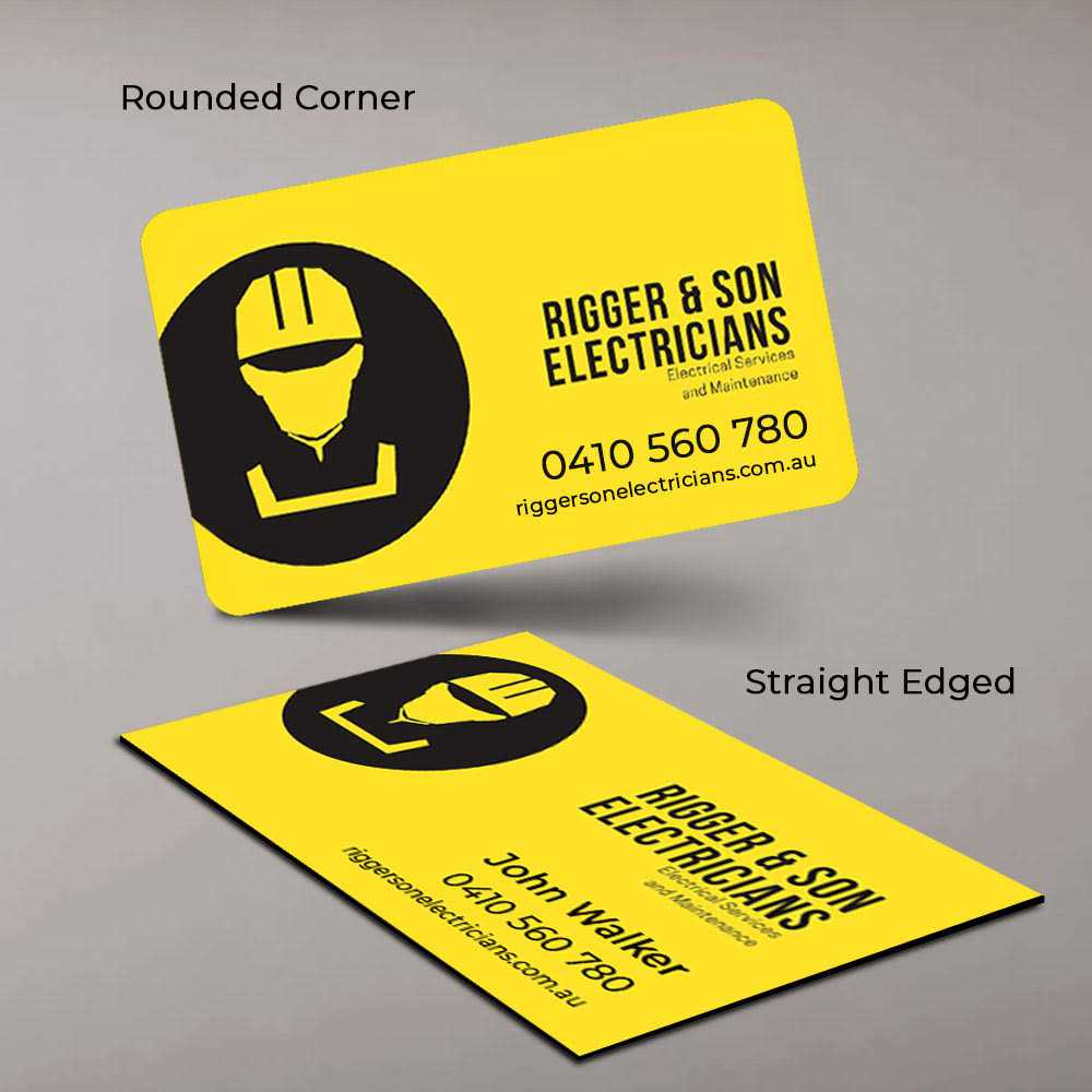 Magnet shop business cards