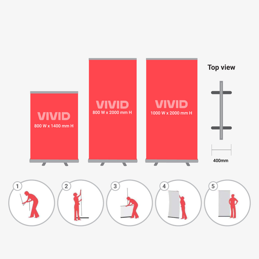 Pull Up Banners Pull Up Banners VividAds Print Room