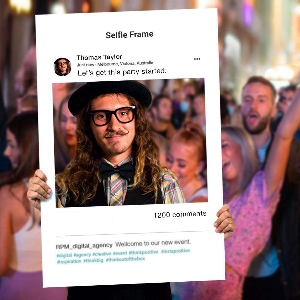 Facebook Selfie Frames | Facebook Frame | Custom Printed in 24hrs | Buy  Online in Australia